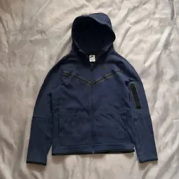 Nike Tech Fleece синій худі розмір S