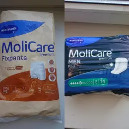 Трусики та урологічні прокладки MoliCare Fixpants та MEN Pad