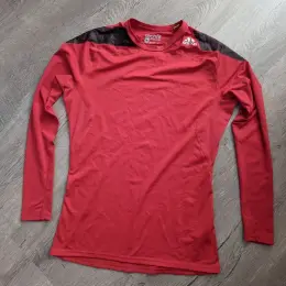 Чоловічий лонгслів Adidas Techfit Climacool Compression червоний