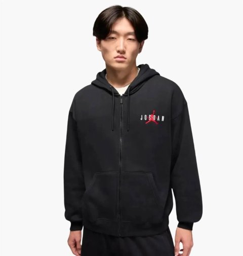 Толстовка Air Jordan Brk Ovs Strch Fz Hd Black IB9095-010 (M-XL)Оригінал/худі джордан