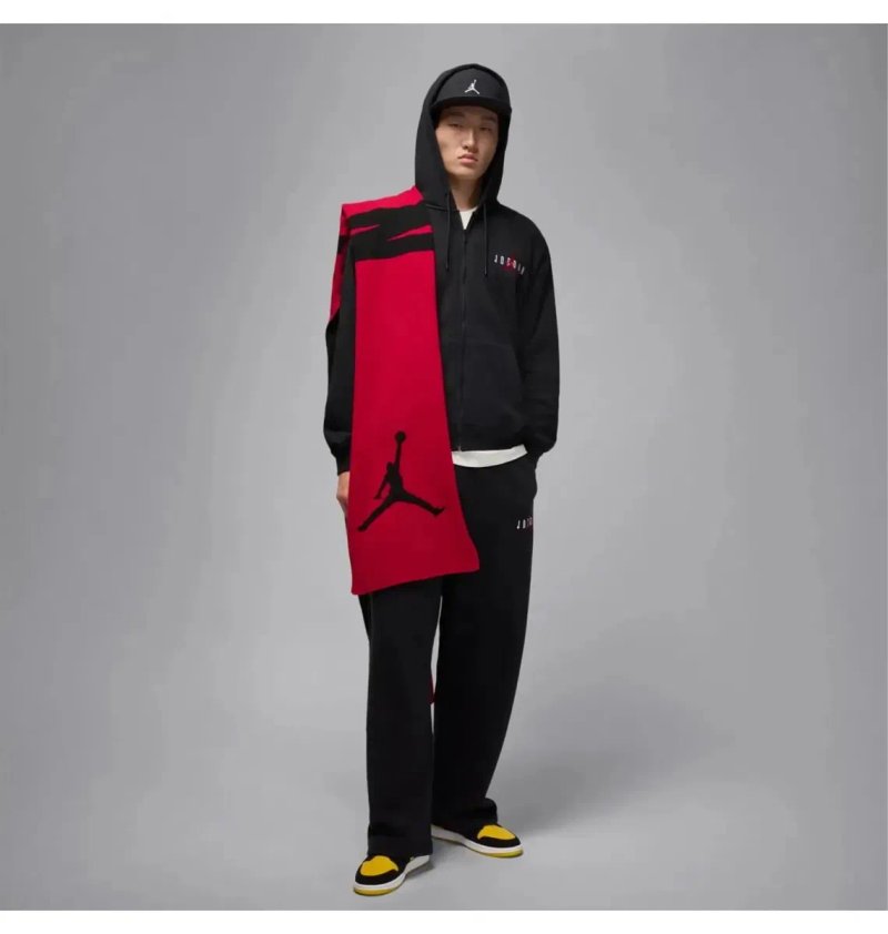 Толстовка Air Jordan Brk Ovs Strch Fz Hd Black IB9095-010 (M-XL)Оригінал/худі джордан — фото 2