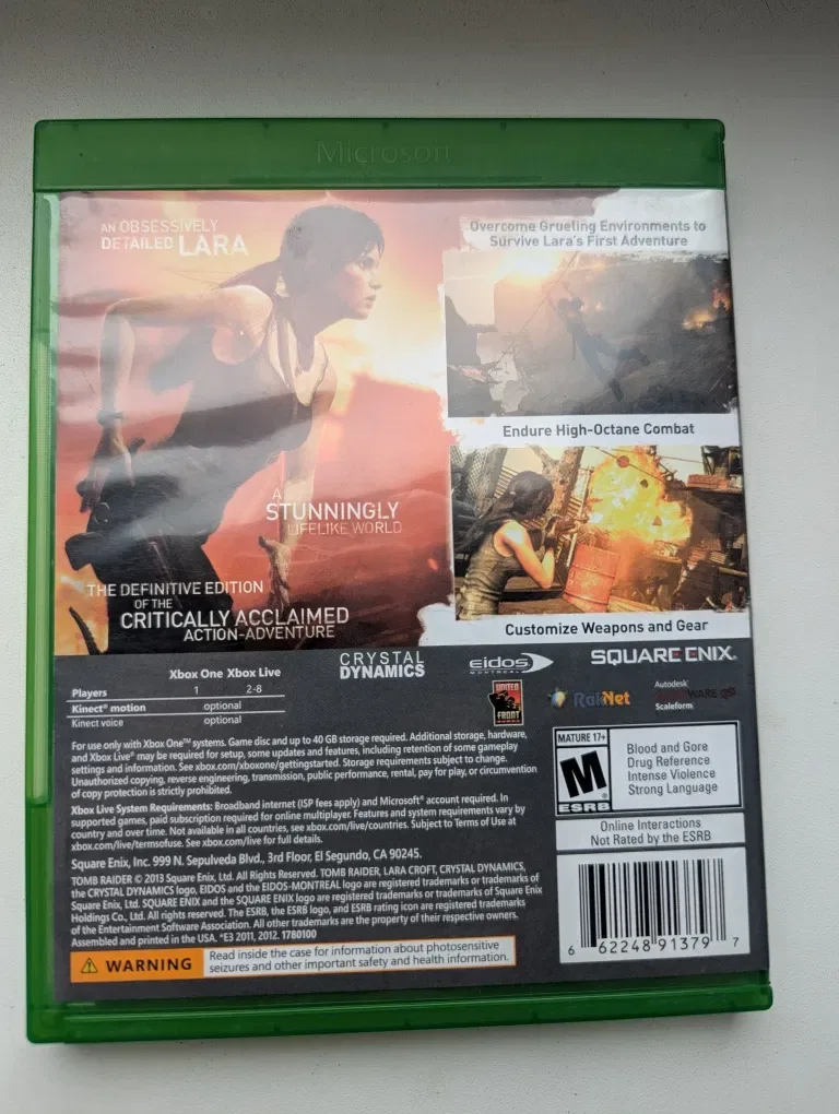 Tomb Raider Definitive Edition ігри игры диски на Xbox one series x s — фото 2