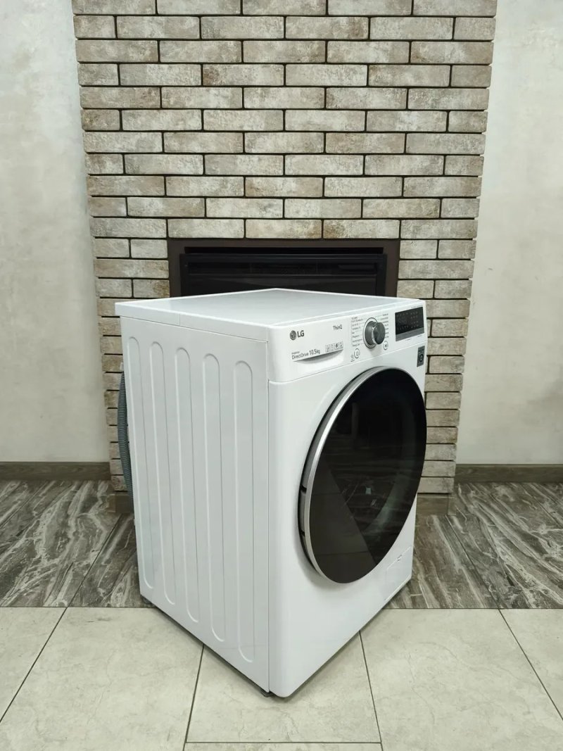 ТОП! 10.5 kg! 21 рік! LG ThinQ Steam Direct Drive AI DD, Steam, TurboWash, TwinWash, WiFi A+++ — фото 2
