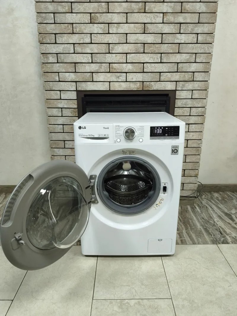 ТОП! 10.5 kg! 21 рік! LG ThinQ Steam Direct Drive AI DD, Steam, TurboWash, TwinWash, WiFi A+++ — фото 4