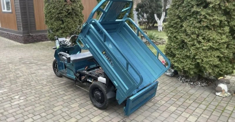 Топ ‼️Електро трицикл Dozer, запас ходу 40км, без прав, без реєстрації в Мрео, екологічно, до 450кг — фото 4