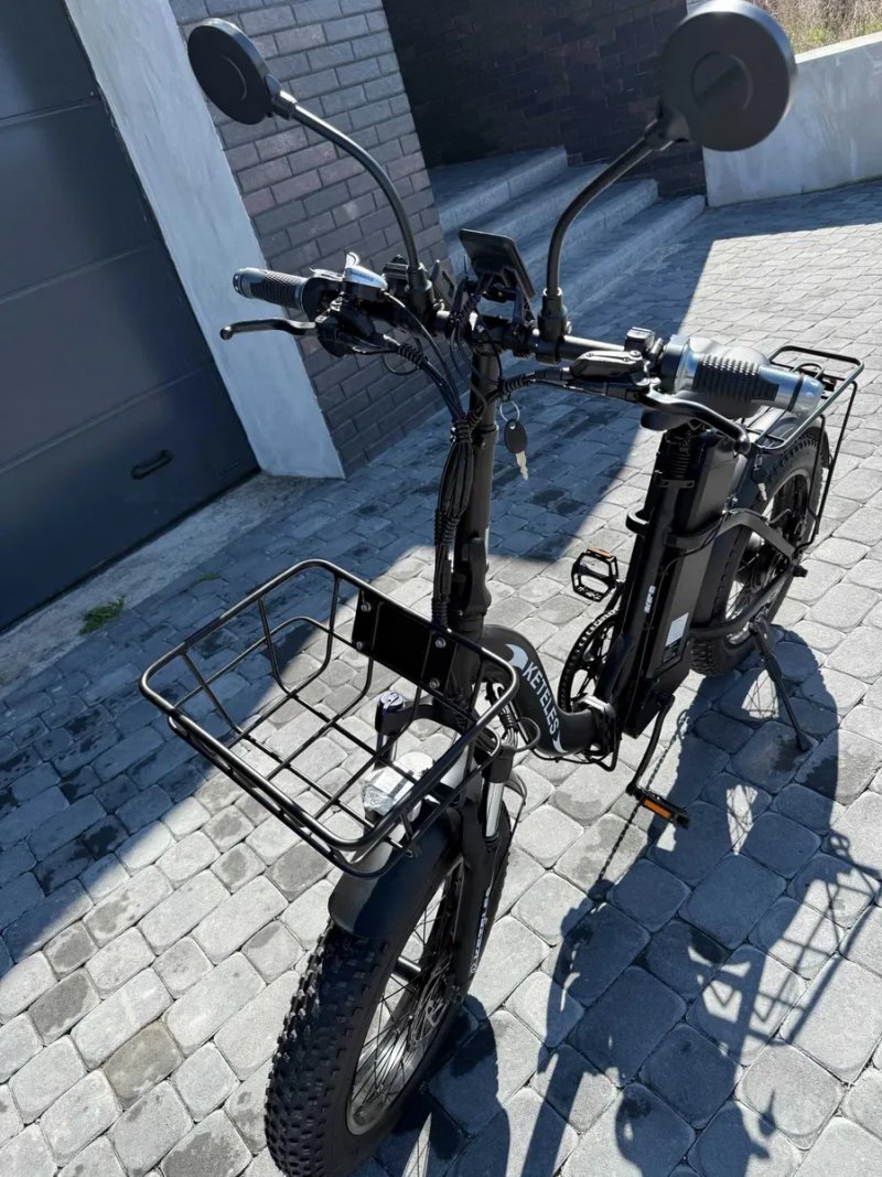 ТОП! Электровелосипед складной KETELES KF9 750W 48V 20" электробайк електровелосипед новий купити з гарантією е-байк фетбайк електро велосипед — фото 2