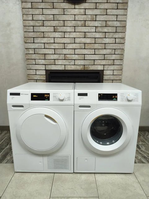 ТОП! Комплект пральна і сушильна машина Miele W1 Selection Active та Miele T1 Classic Active 8kg A+++