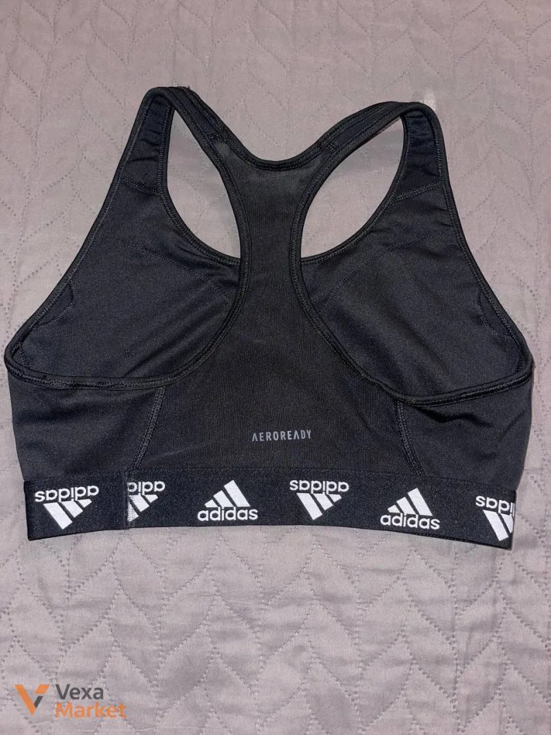 Топ спортивний Adidas чорний розмір S-M — фото 2
