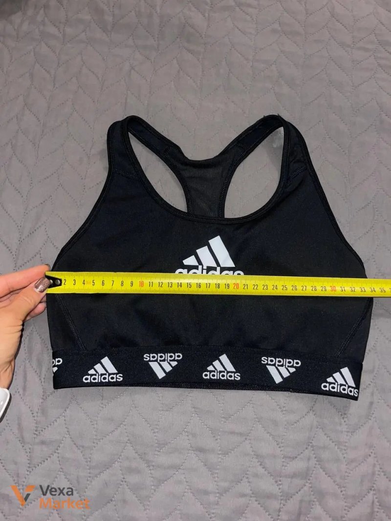 Топ спортивний Adidas чорний розмір S-M — фото 3