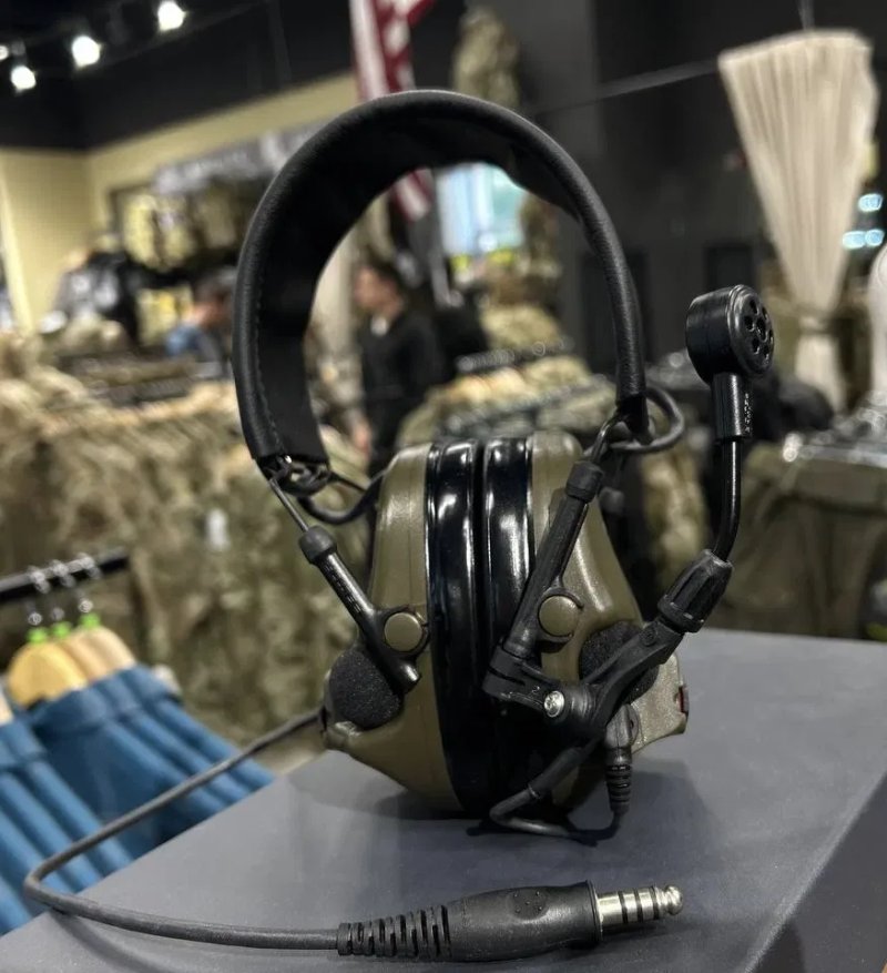 ТОП‼️ Військоаа Активна гарнітура 3M Peltor ComTac VI NIB Headset Green з мікрофоном і вихідом під ПТТ — фото 6
