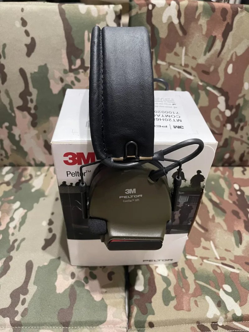ТОП‼️Військові Активні навушники 3М PELTOR™ ComTac™ XPI Green. — фото 3