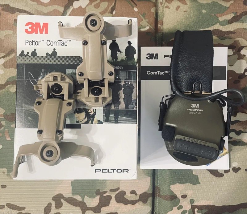 ТОП‼️Військові Активні навушники 3М PELTOR™ ComTac™ XPI Green. — фото 6