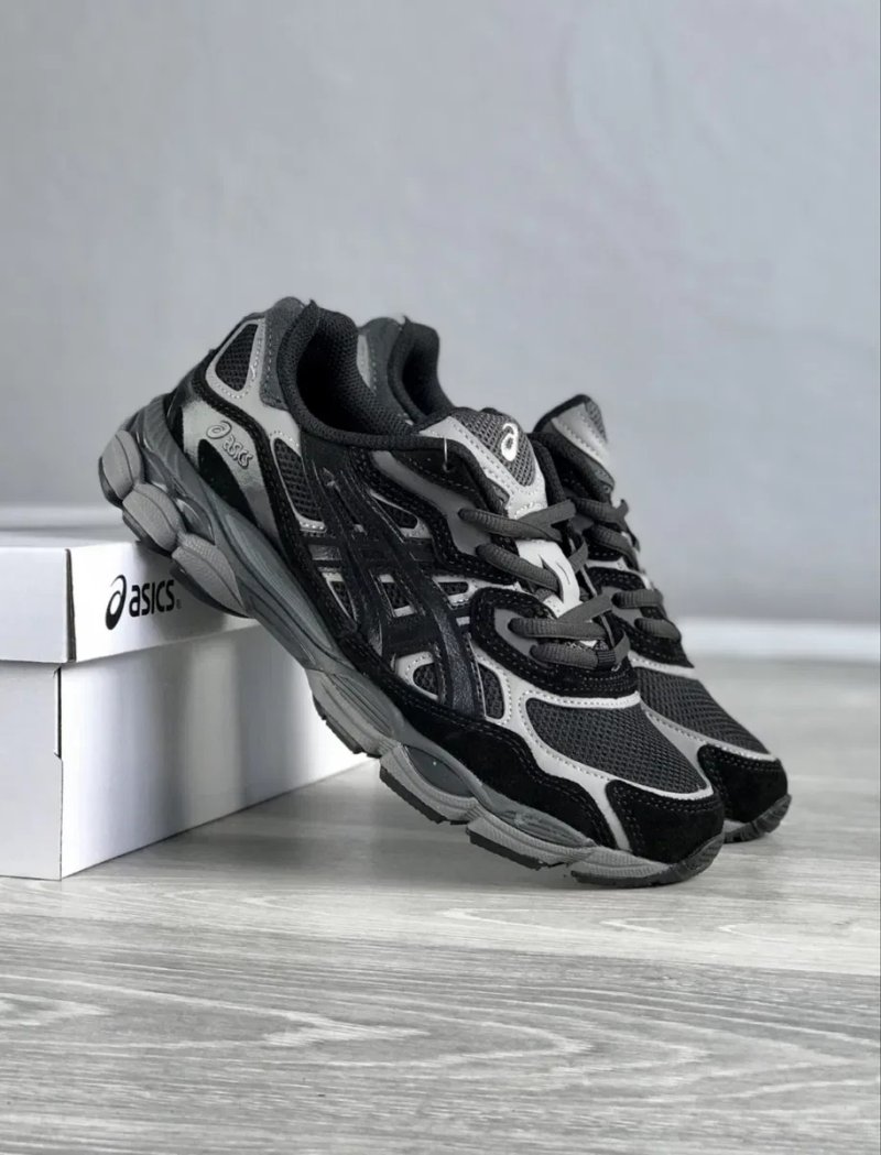 Топ Якість•Кросівки Asics Gel-Nyc Graphite Grey Black•Асікс Гель Нюк(чорні) asics gel — фото 3