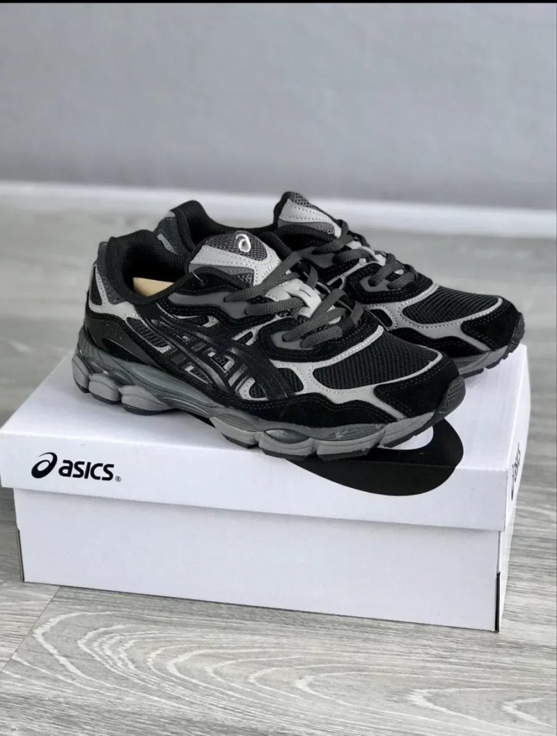 Топ Якість•Кросівки Asics Gel-Nyc Graphite Grey Black•Асікс Гель Нюк(чорні) asics gel — фото 4