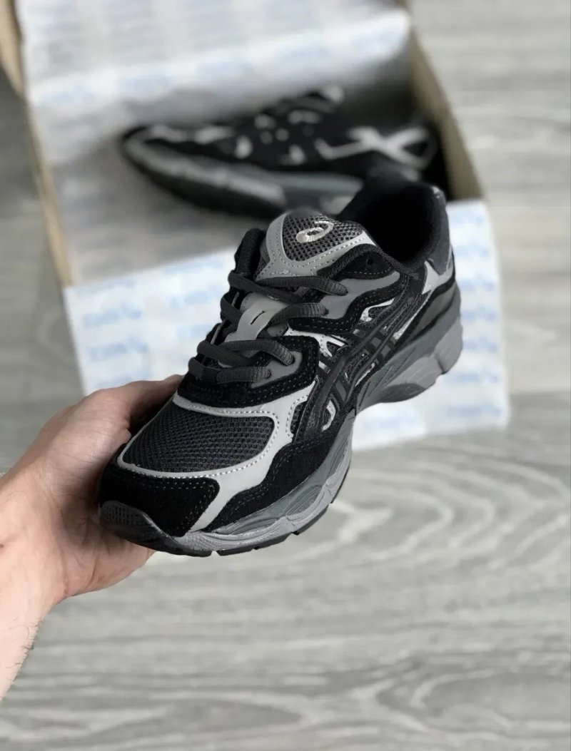 Топ Якість•Кросівки Asics Gel-Nyc Graphite Grey Black•Асікс Гель Нюк(чорні) asics gel — фото 5