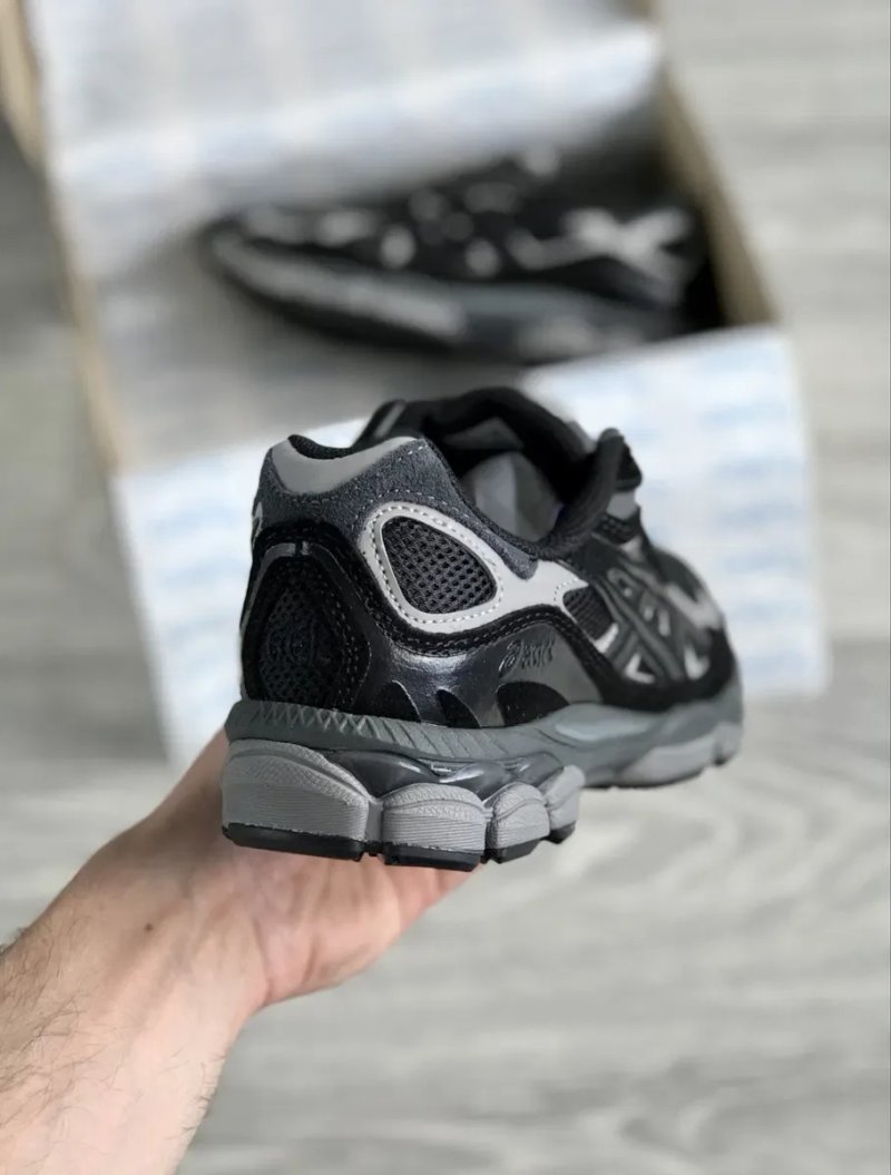 Топ Якість•Кросівки Asics Gel-Nyc Graphite Grey Black•Асікс Гель Нюк(чорні) asics gel — фото 7