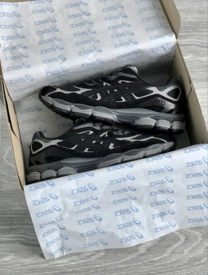Топ Якість•Кросівки Asics Gel-Nyc Graphite Grey Black•Асікс Гель Нюк(чорні) asics gel — фото 8