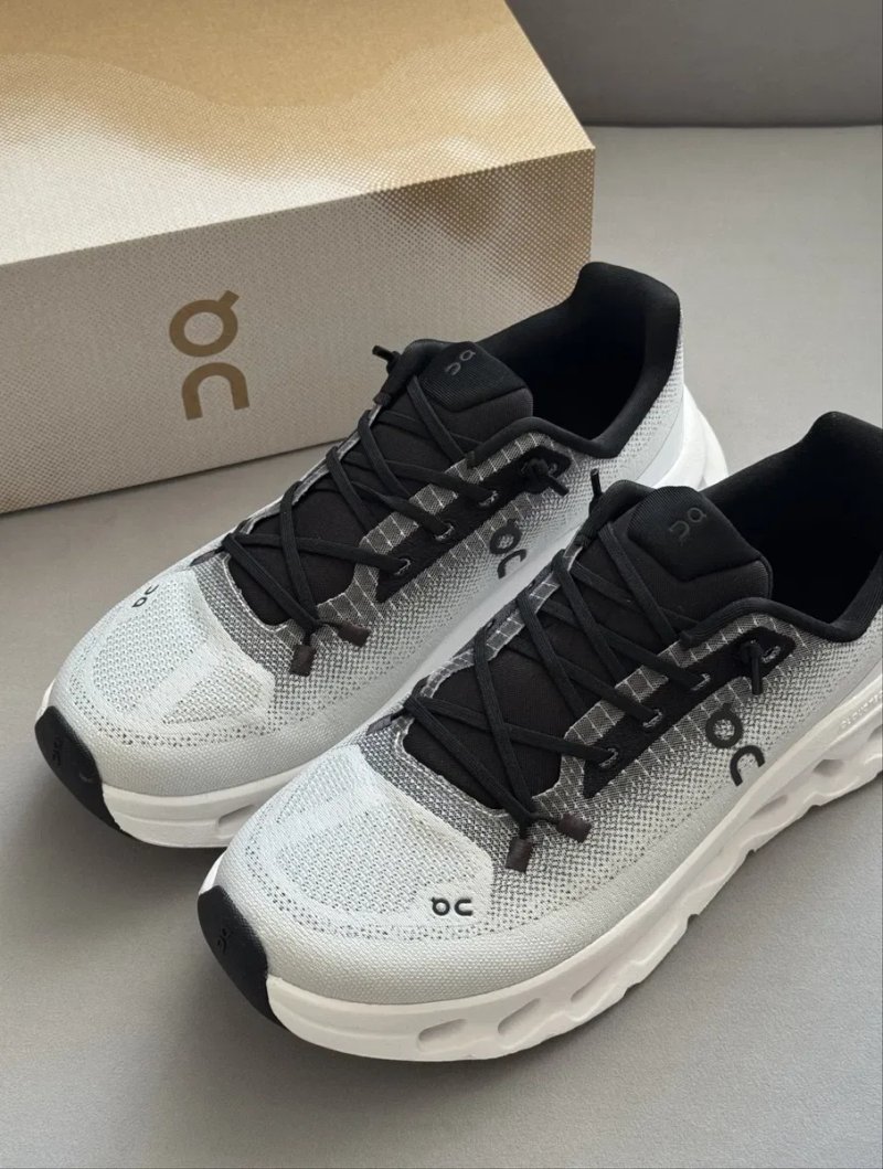 Топ Якість! Кросівки On Cloudtilt Grey White•Он Клауд Running (чорно-білі) Легкі Он — фото 8
