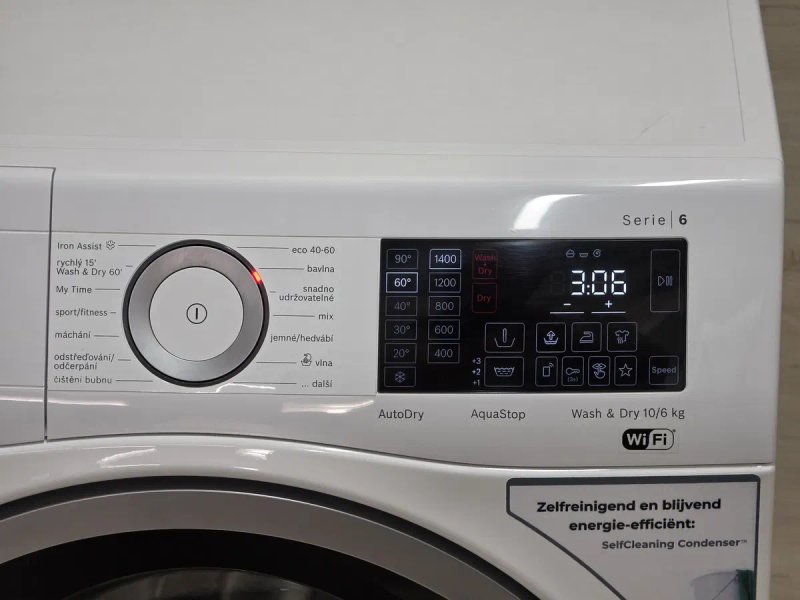 Топова. 2в1 Прально сушильна машина Bosch 6 Серія 10/6кг WiFi Пар — фото 3