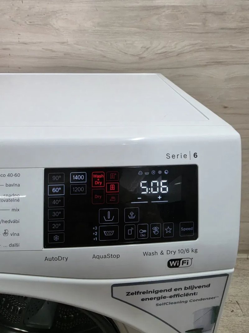Топова. 2в1 Прально сушильна машина Bosch 6 Серія 10/6кг WiFi Пар — фото 7