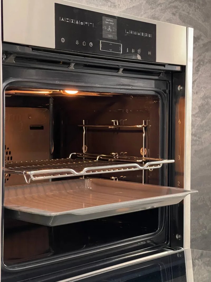 Топова Духова шафа з пароваркою Neff B15VR22N1/45 Укр.Меню Стан Ідеал — фото 5