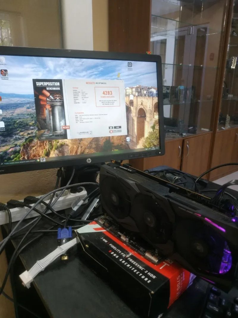 Топовая ASUS Strix 1080 Ti 11 Gb Любые тесты Магазин COMPIC — фото 2