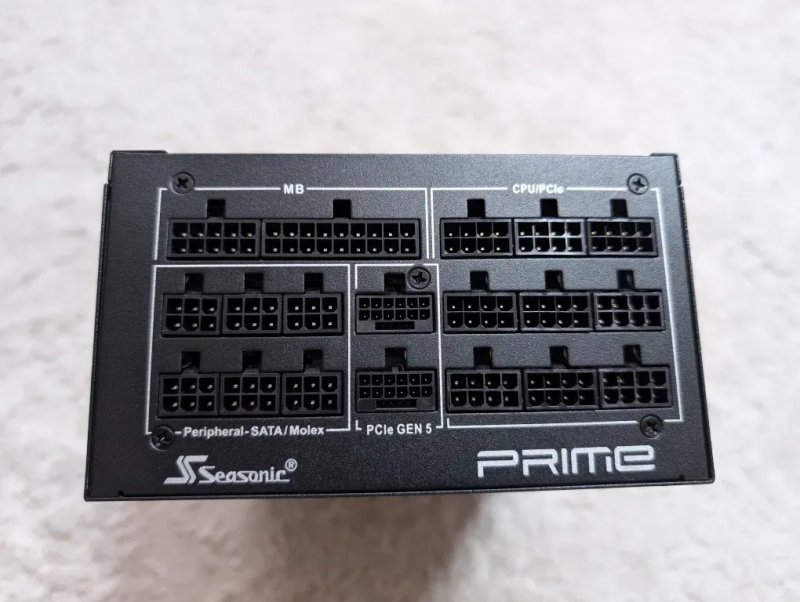 Топовий блок живлення Seasonic Prime TX1600 ATX3.0 ATX3.1 1600W 80+ Titanium 1600 ватт — фото 4