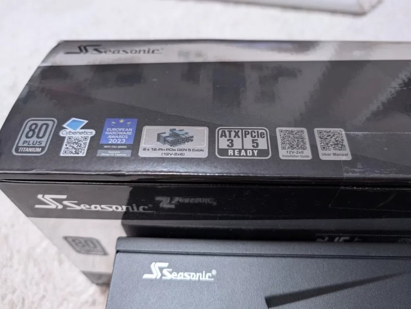 Топовий блок живлення Seasonic Prime TX1600 ATX3.0 ATX3.1 1600W 80+ Titanium 1600 ватт — фото 6