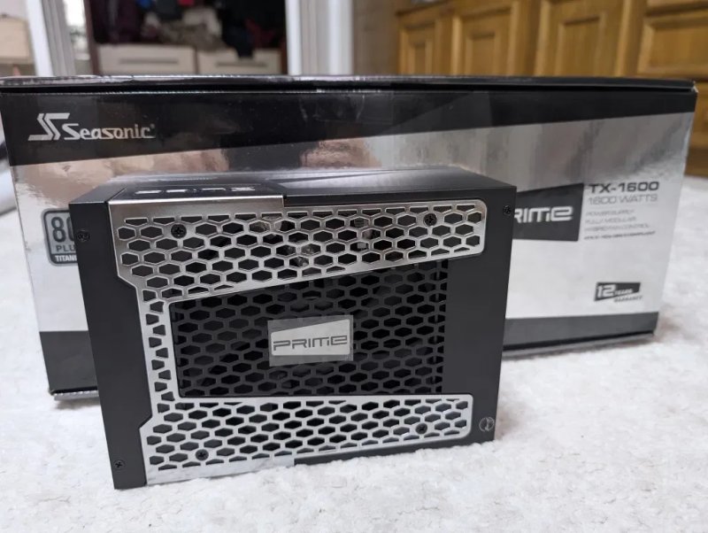 Топовий блок живлення Seasonic Prime TX1600 ATX3.0 ATX3.1 1600W 80+ Titanium 1600 ватт — фото 8
