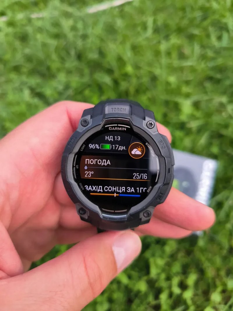 Топовий! Garmin Instinct 3 Amoled 45mm, Ліхтарик! — фото 5