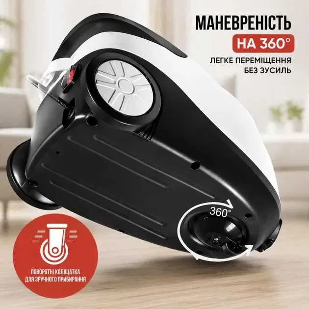 Топовий пароочисник для дому 2000Вт, 1.6л + 13 насадок / Парогенератор для прибирання / Паровий очищувач — фото 6