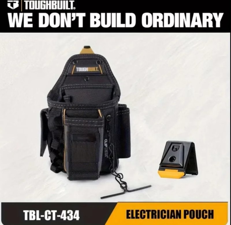 Toughbuilt підсумок для шуруповерта сумка інструментів подсумок кобура  крівля електрика монтажника — фото 3
