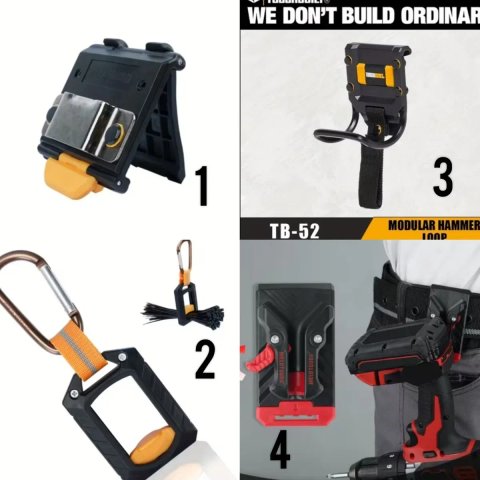 Toughbuilt підсумок для шуруповерта тримач стяжек 
Тримач для инструменту молотковий импакт