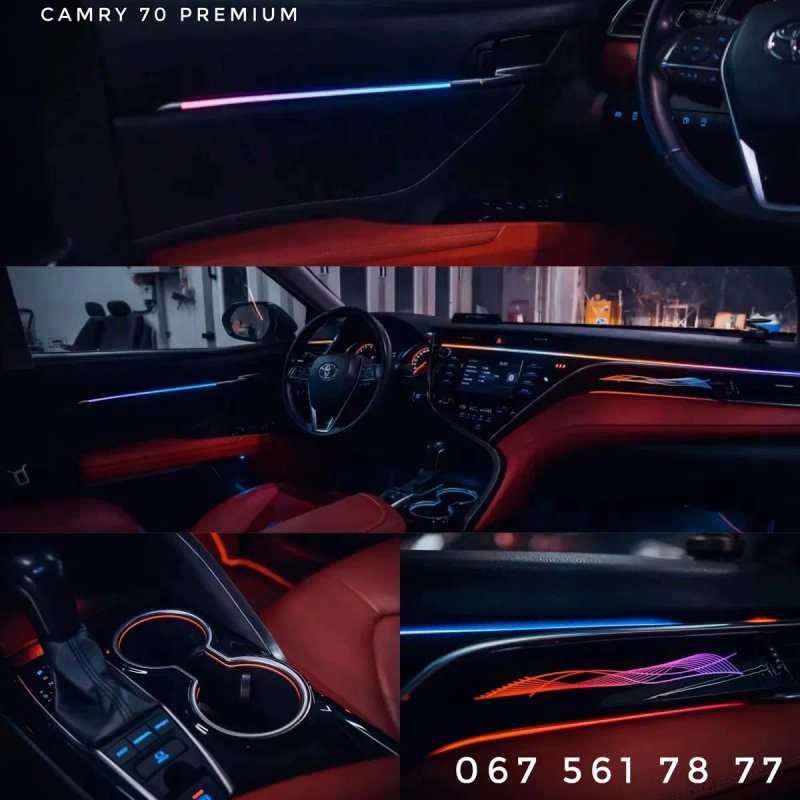Toyota Camry 70/80, rav 4 штатная подсветка салона Premium качества! — фото 2