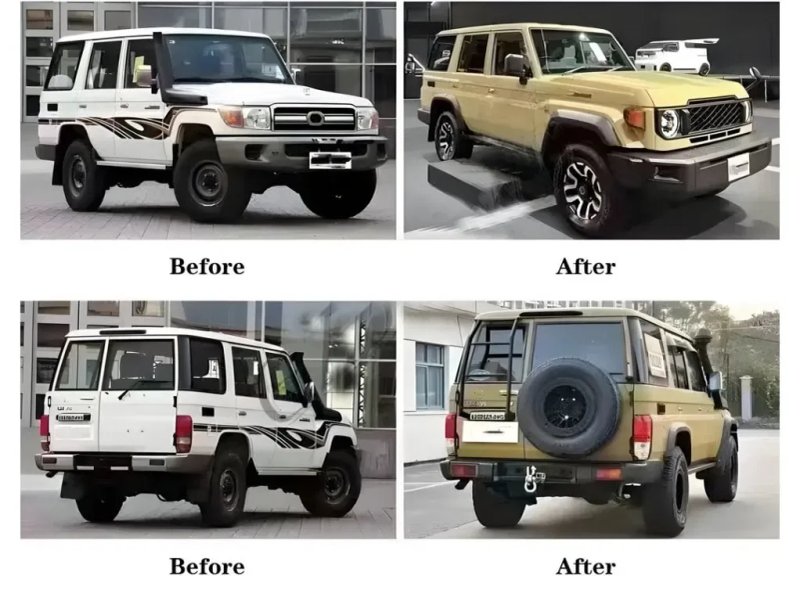 Toyota Land Cruiser 70 Комплект рестайлінгу на 2024 рік — фото 3