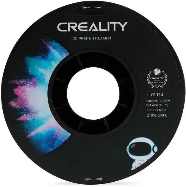 TPU-пластик Creality для 3D-принтера 1.75 мм 1 кг Червоний гумовий твердість 95A — фото 7