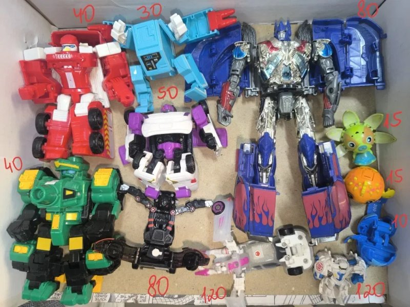 Трансформер робот Hasbro Transformers фигурки Монсуно  Blokees Бамблби Оптимус Прайм Шоквейв машинки Гримлок  Десептикон Фракшер динобот Стрейф тобот — фото 7
