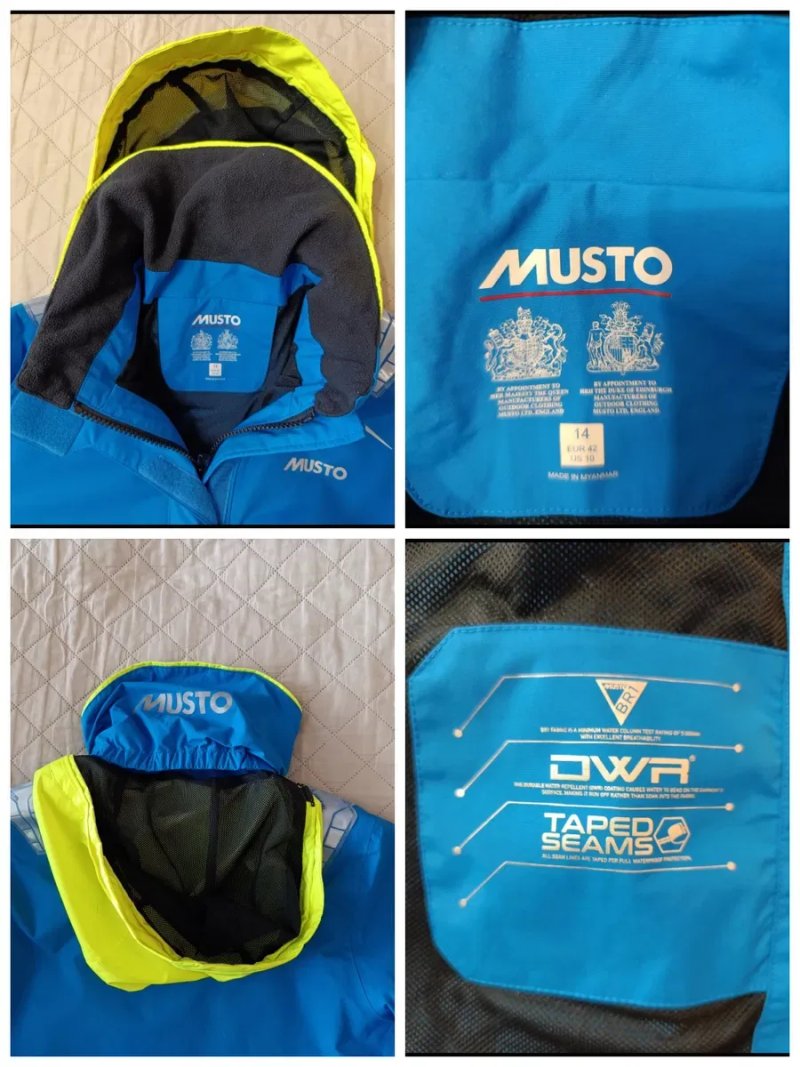 Трекинговая непромокаемая куртка для парусного спорта Musto Br1 EUR42 — фото 8