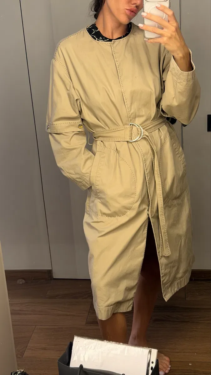 Тренч плащ karl lagerfeld — фото 2