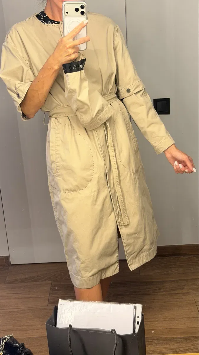 Тренч плащ karl lagerfeld — фото 3