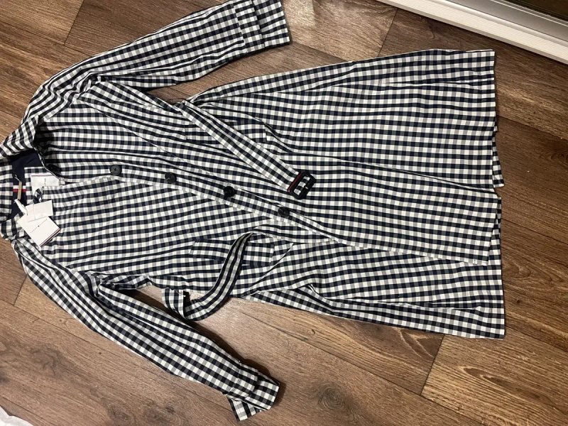 Трендовое новое пальто тренч плащ Tommy Hilfiger! Оригинал! Стильный! — фото 4