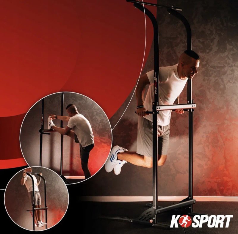 Тренувальна силова станція K-SPORT до 150 кг 210 см•Бруси•Турнік — фото 3