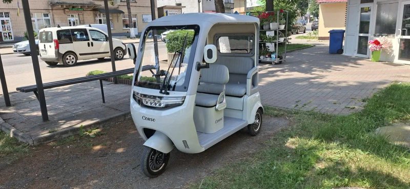 Трицикл з дашком Corso «TWIST» 1500W,72V 30Ah літій-залізо-фосфатний, — фото 5