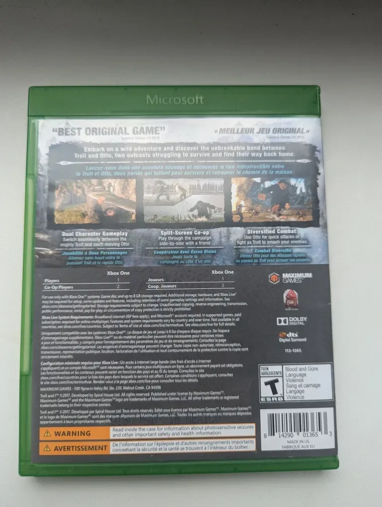 Troll and I ігри игры диски на Xbox one series x s — фото 2