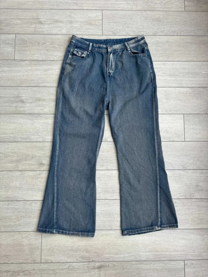 True Religion Baggy Skater Style Vintage Y2K Size 2XL XXL 2ХЛ ХХЛ Розмір Тру Реліджен Широкі Джинси Баггі Труби Палаццо Кюлоти Кльош Стиль Вінтаж