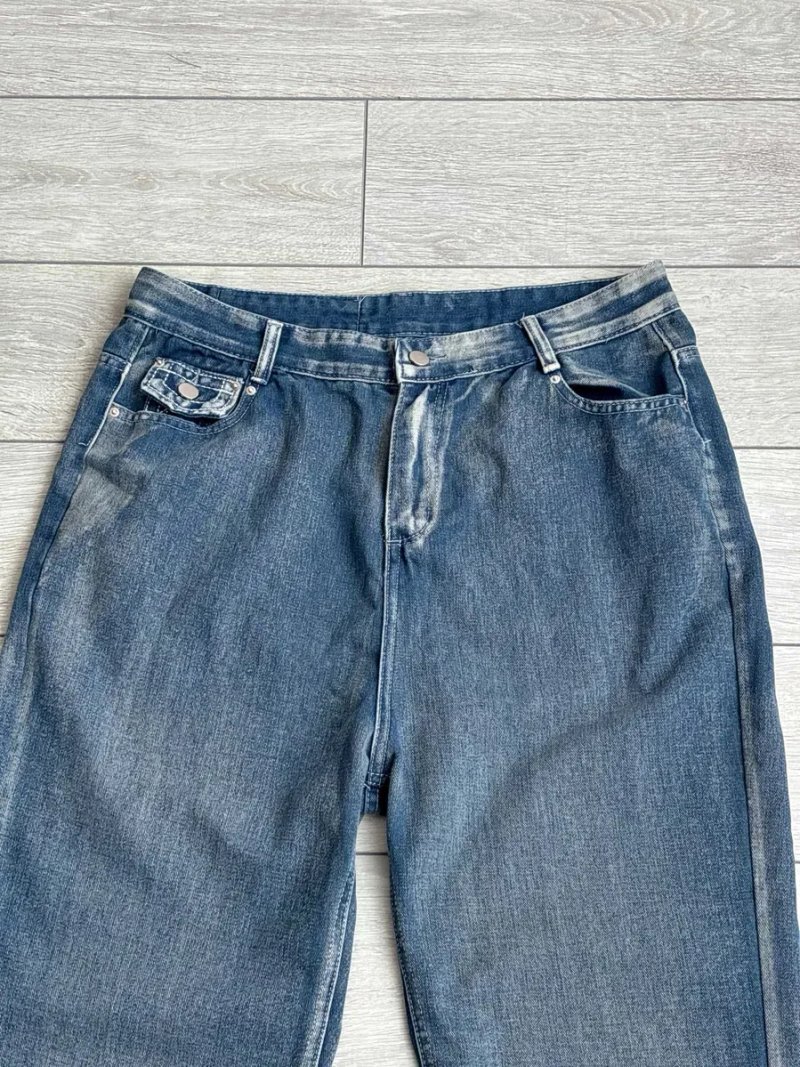 True Religion Baggy Skater Style Vintage Y2K Size 2XL XXL 2ХЛ ХХЛ Розмір Тру Реліджен Широкі Джинси Баггі Труби Палаццо Кюлоти Кльош Стиль Вінтаж — фото 3