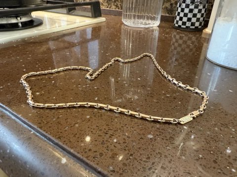 Цепочка в стиле Baraka Изготовлена из золота 585 пробы вес 61.4