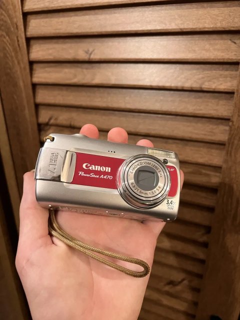 Цифровий фотоапарат Canon PowerShot A470 CCD (Y2K / Ідеальний стан) Рідкісний колір!