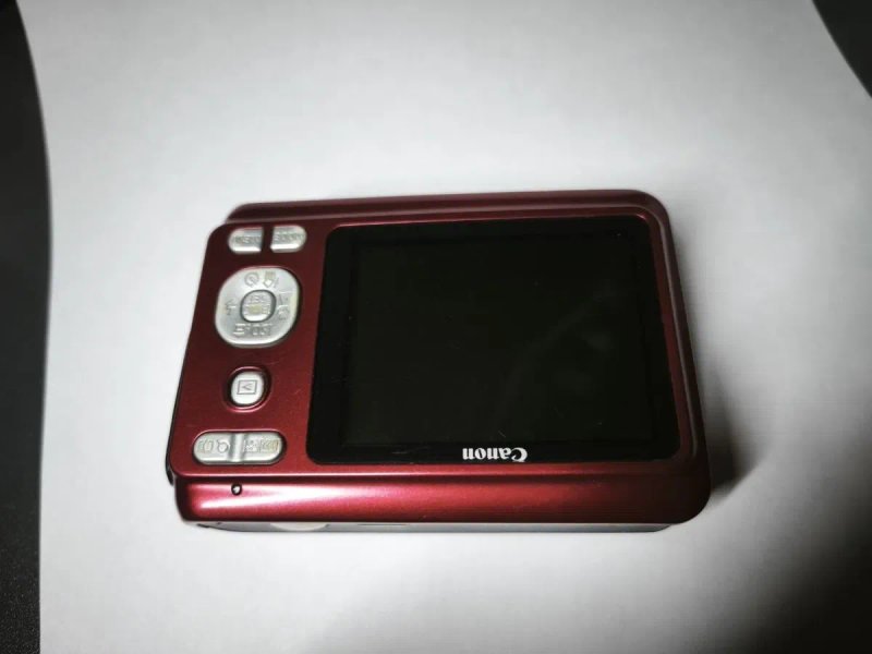 Цифровий фотоапарат Canon PowerShot A480 (Червоний / Red) — Винтажна Y2K цифра / Digicam — фото 8