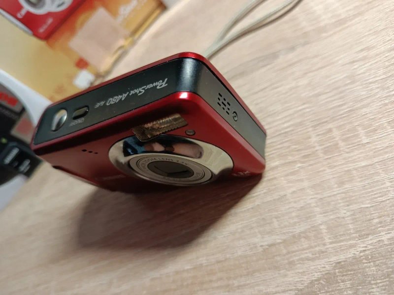 Цифровий фотоаппарат Canon PowerShot A480 Red (Повний комплект + Y2K естетика) — фото 7